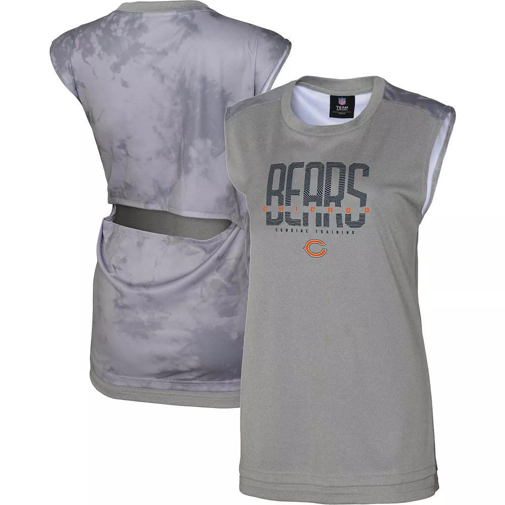 Women's Gray Chicago Bears No Sweat Tank Top,  Product Image