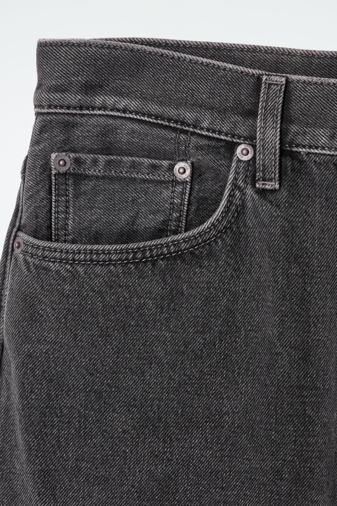 COLUMN STRAIGHT-LEG JEANS Product Image