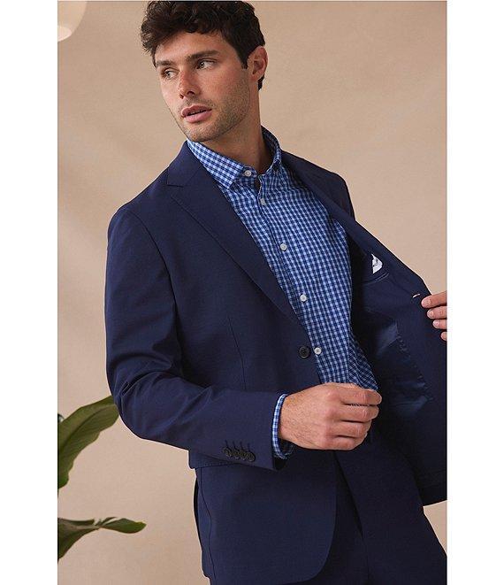 Mizzen+Main Performance Stretch Leeward No Tuck Ben Plaid Long Sleeve Woven Shirt Product Image