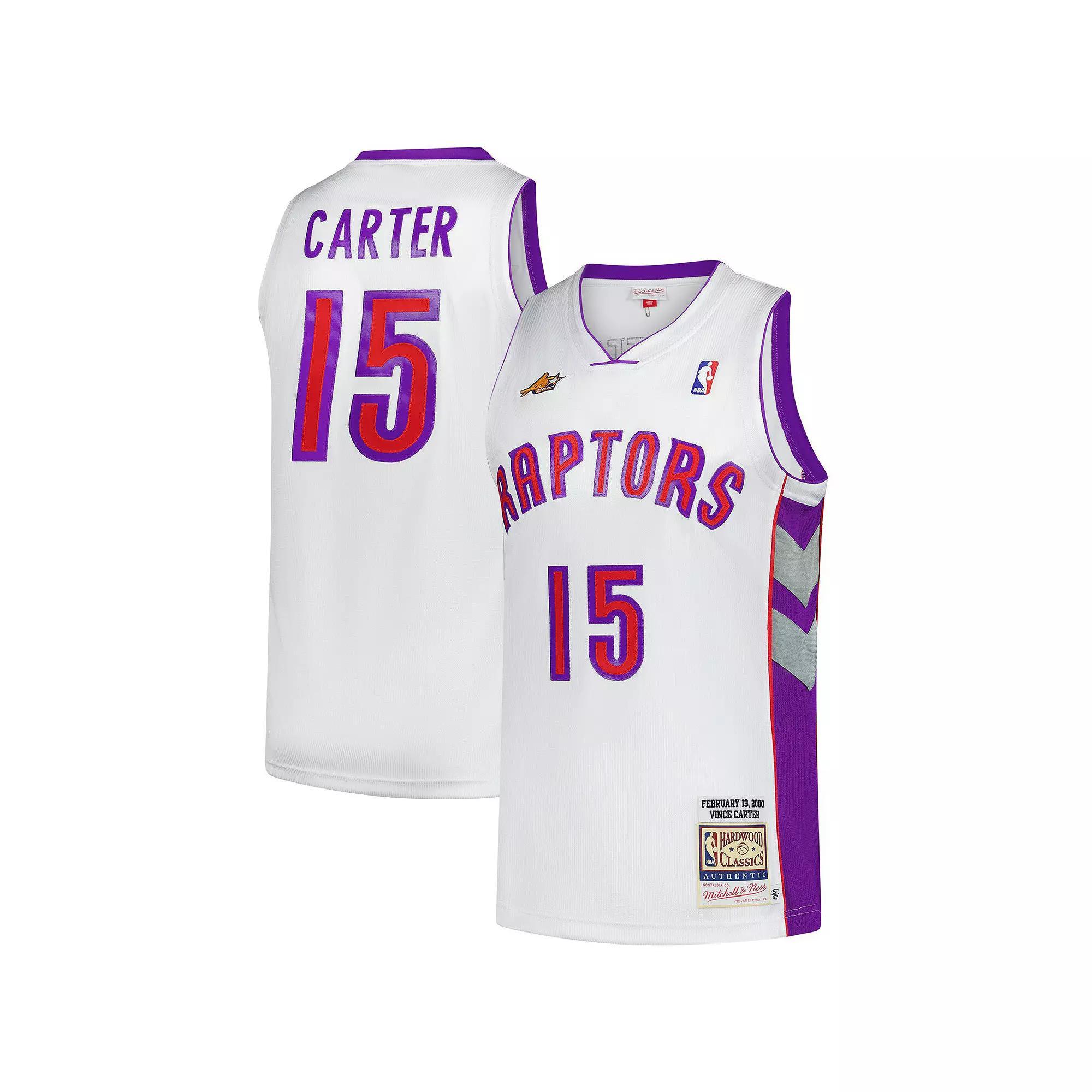 Men's Mitchell & Ness Vince Carter White Toronto Raptors 2000 NBA All-Star Game Authentic Jersey, Size: Small, Rpt White Product Image