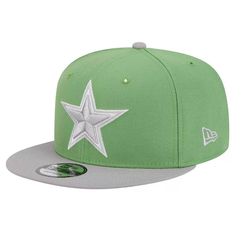 Men's New Era Green Dallas Cowboys Two-Tone Color Pack 9FIFTY Snapback Hat Product Image