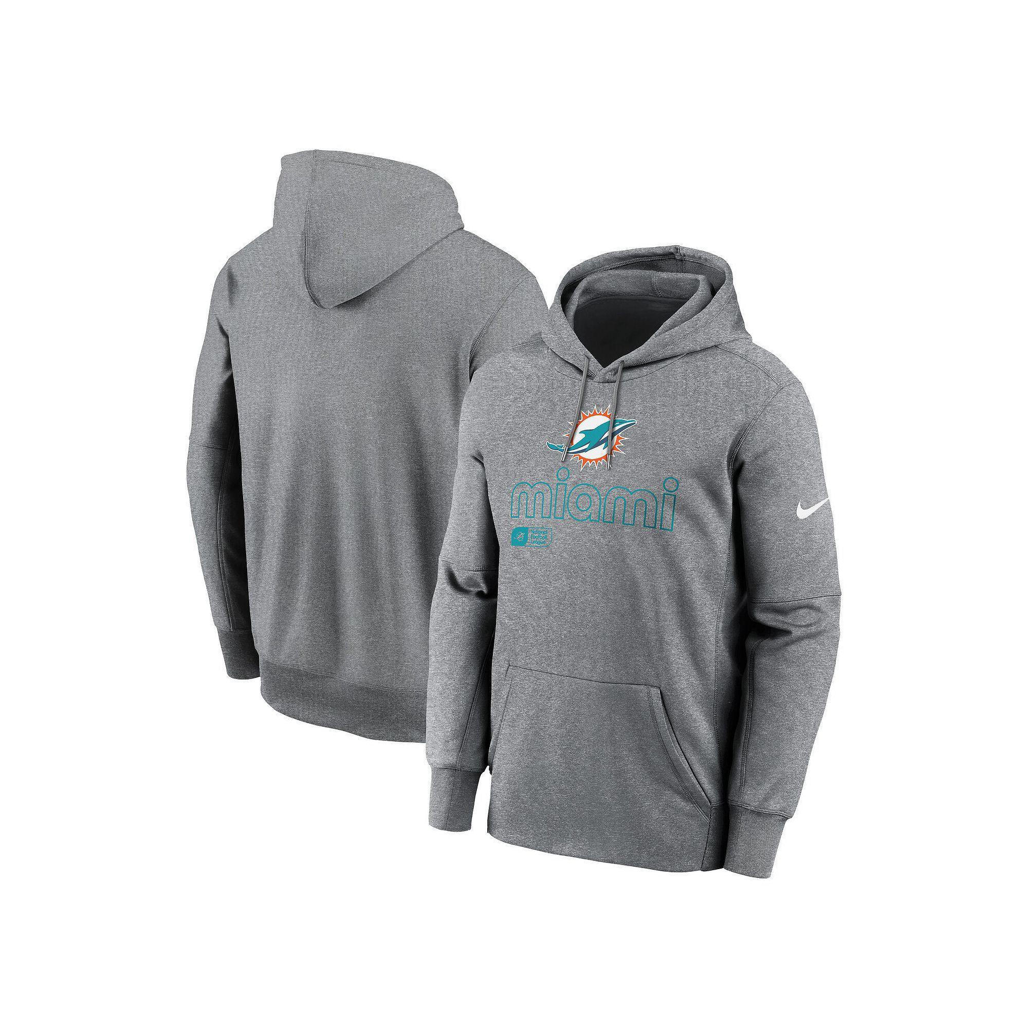Men's Nike Heather Gray Cleveland Browns Performance Pullover Hoodie,  Product Image