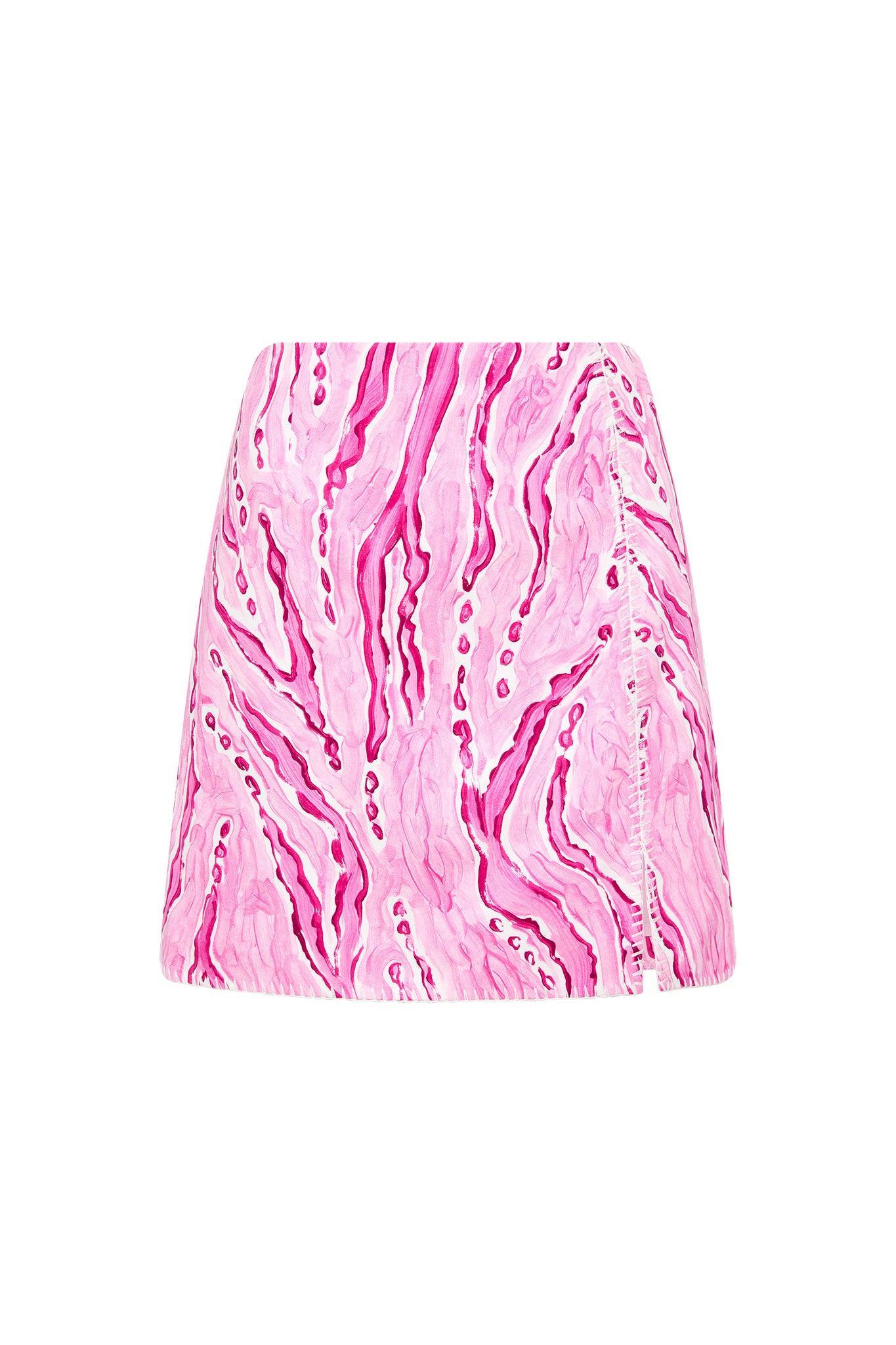 Blaze Stitch Mini Skirt Product Image