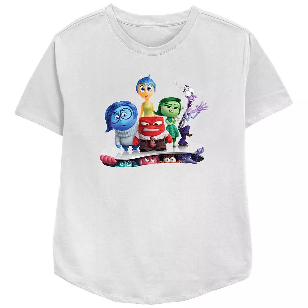 Disney / Pixar's Inside Out 2 New Emotions Women's Graphic Tee, Size: Medium, White Product Image