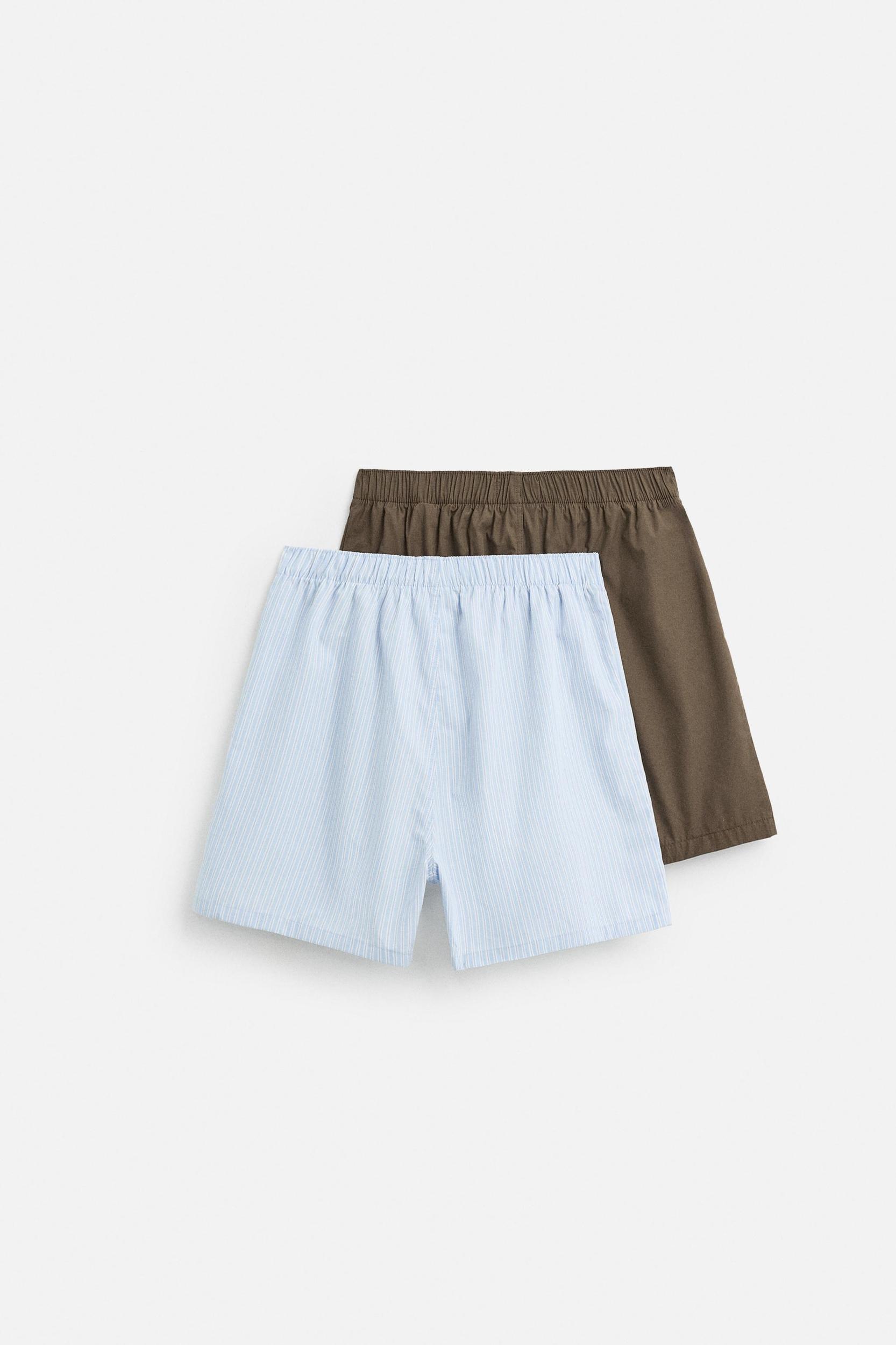 2-PACK COMBINATION POPLIN BOXERS Product Image