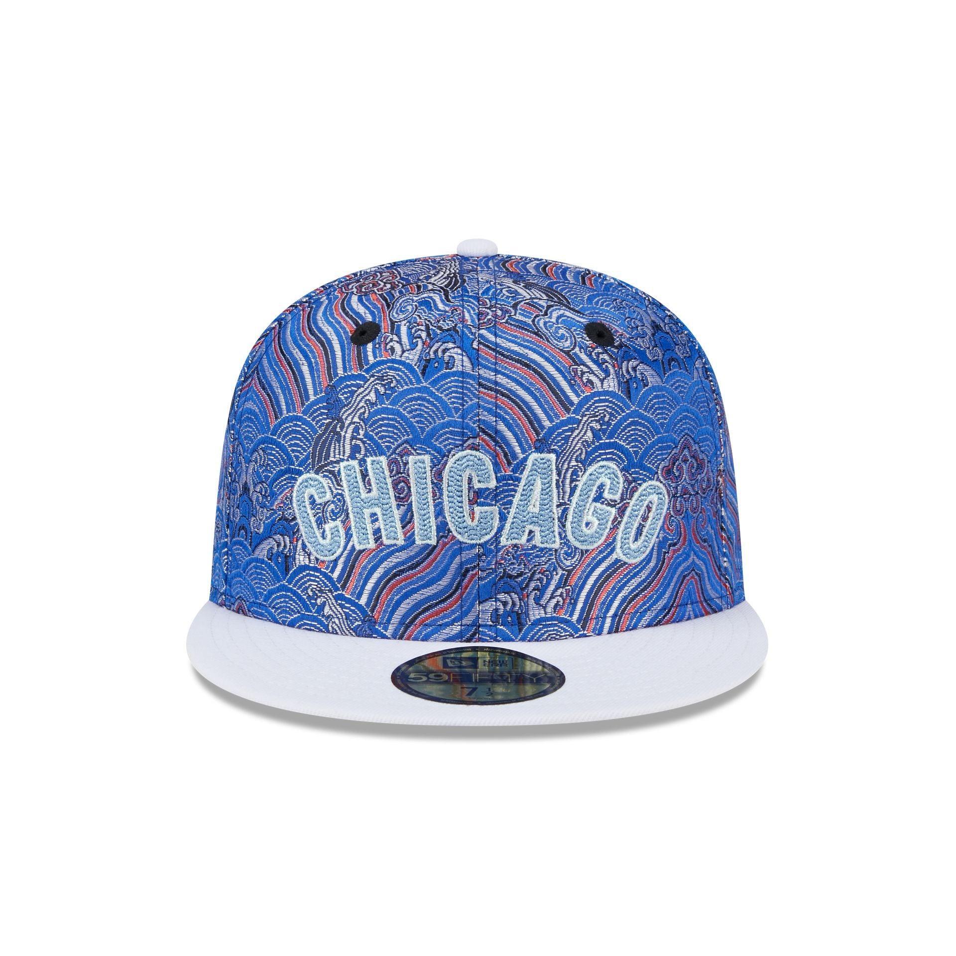 Chicago Cubs Wave Fill 59FIFTY Fitted Hat Male Product Image