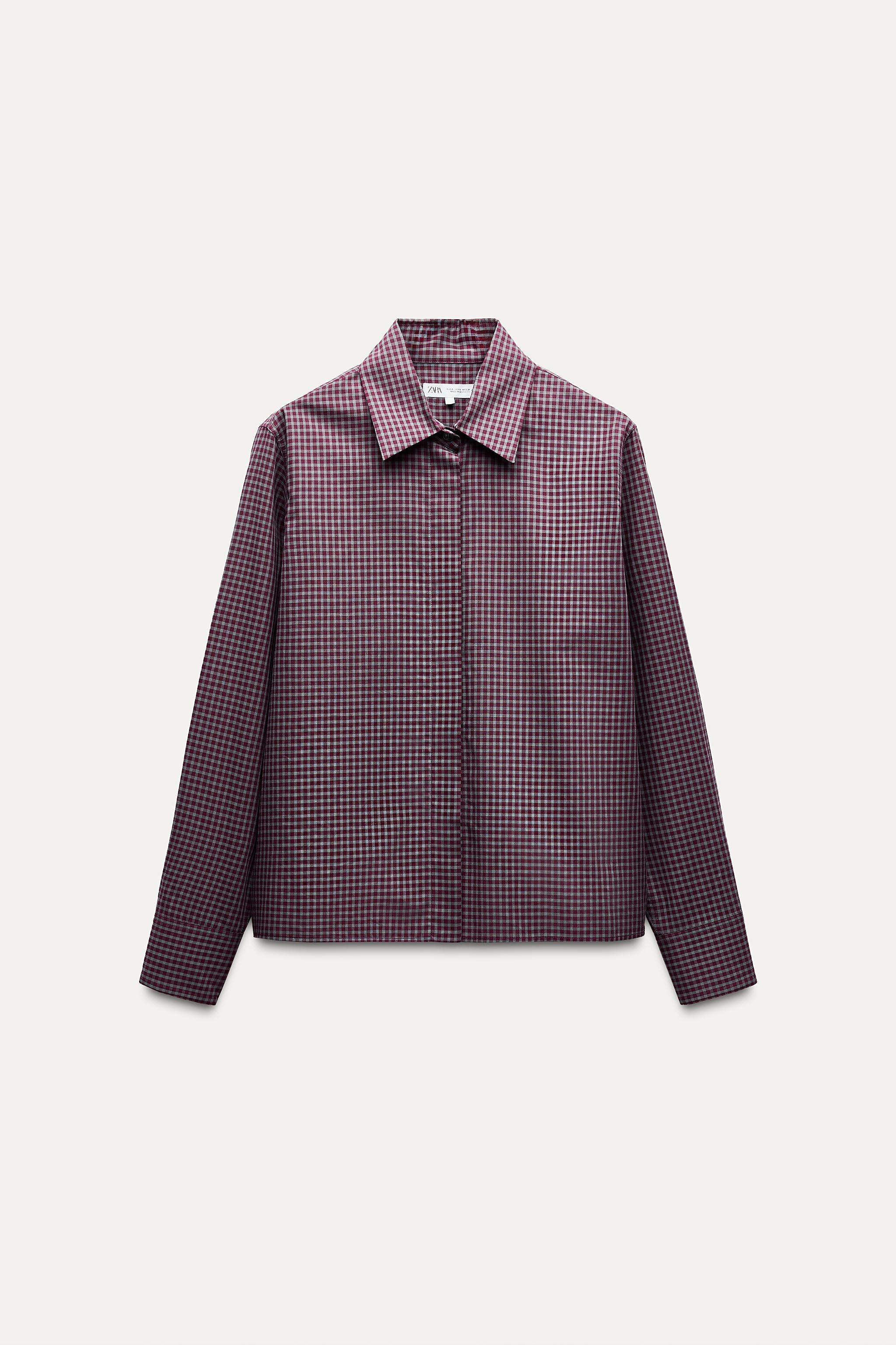 CHECKERED SHIRT ZW COLLECTION Product Image