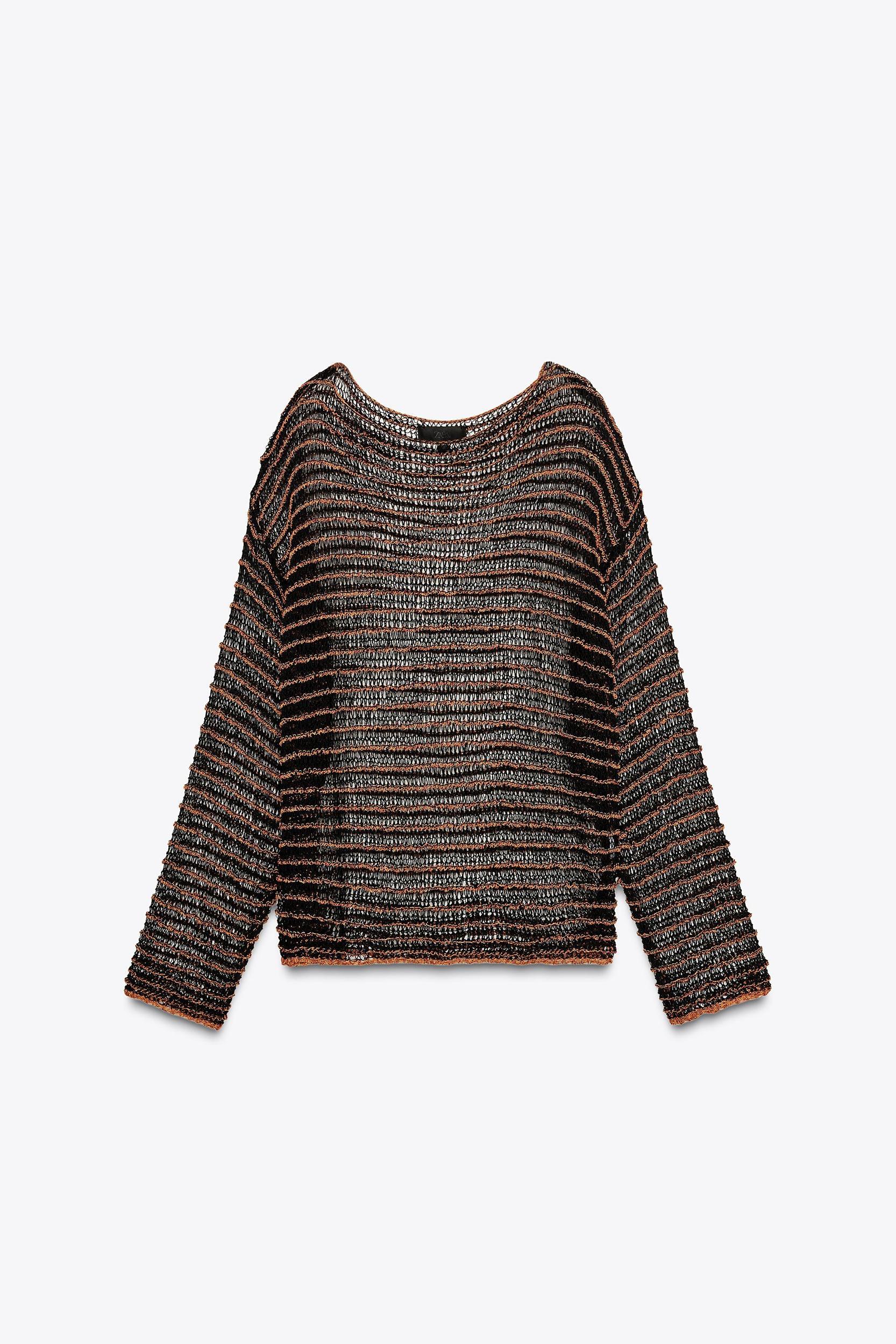 OPEN KNIT SWEATER Product Image