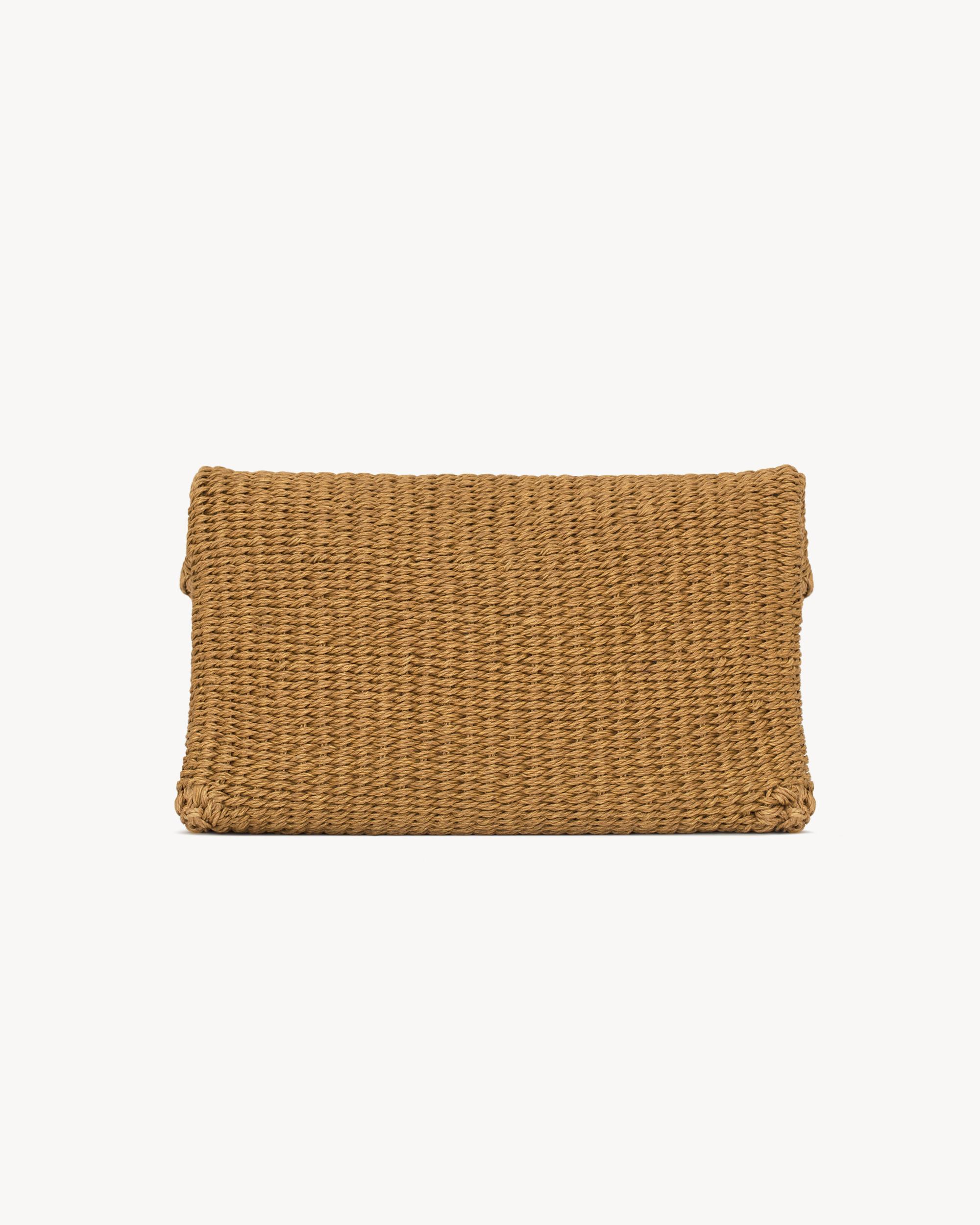 CASSANDRE large envelope pouch in rope Product Image