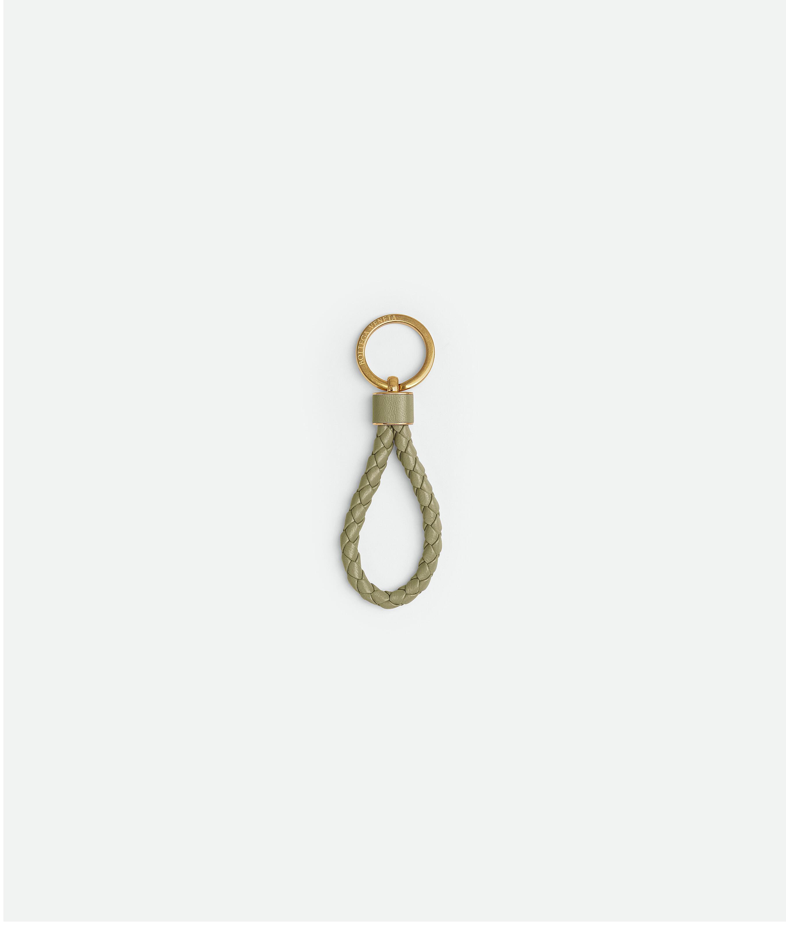 Women's Intreccio Key Ring in Travertine Product Image