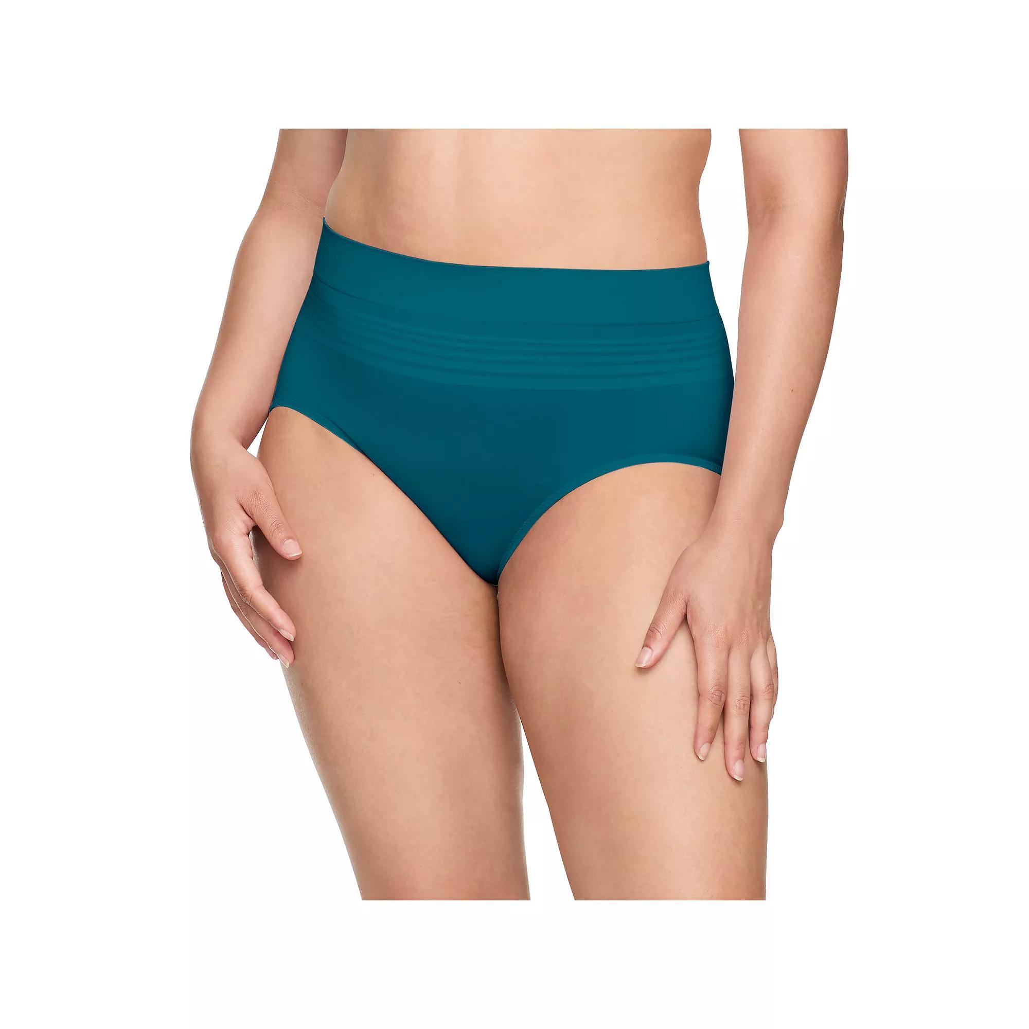Warners No Pinching, No Problems® Dig-Free Comfort Waist with Lace Smooth and Seamless Brief RS1501P, Women's, Size: XL, Orchid Hush Product Image