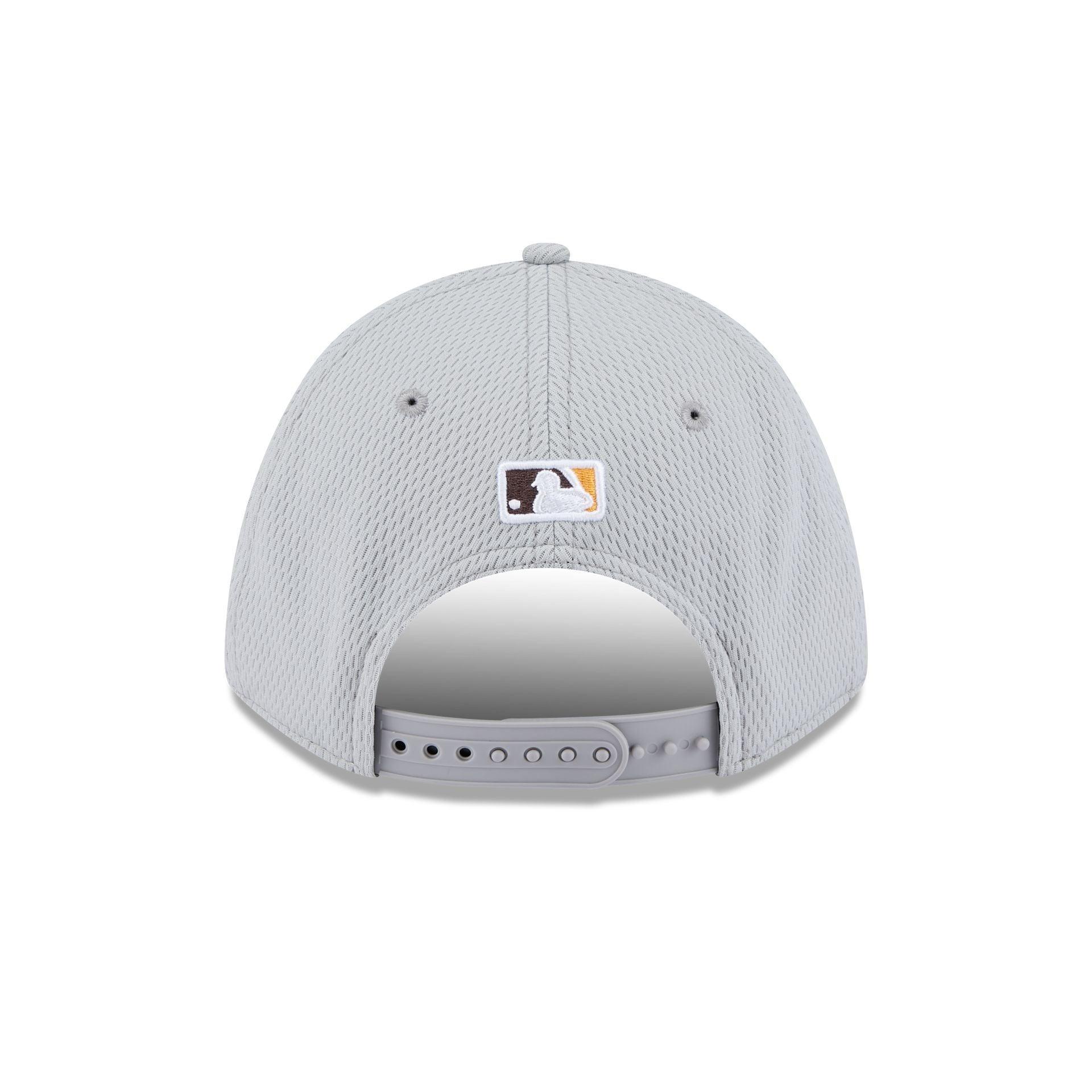 San Diego Padres 2025 Clubhouse Gray 9FORTY M-Crown Snapback Hat Male Product Image