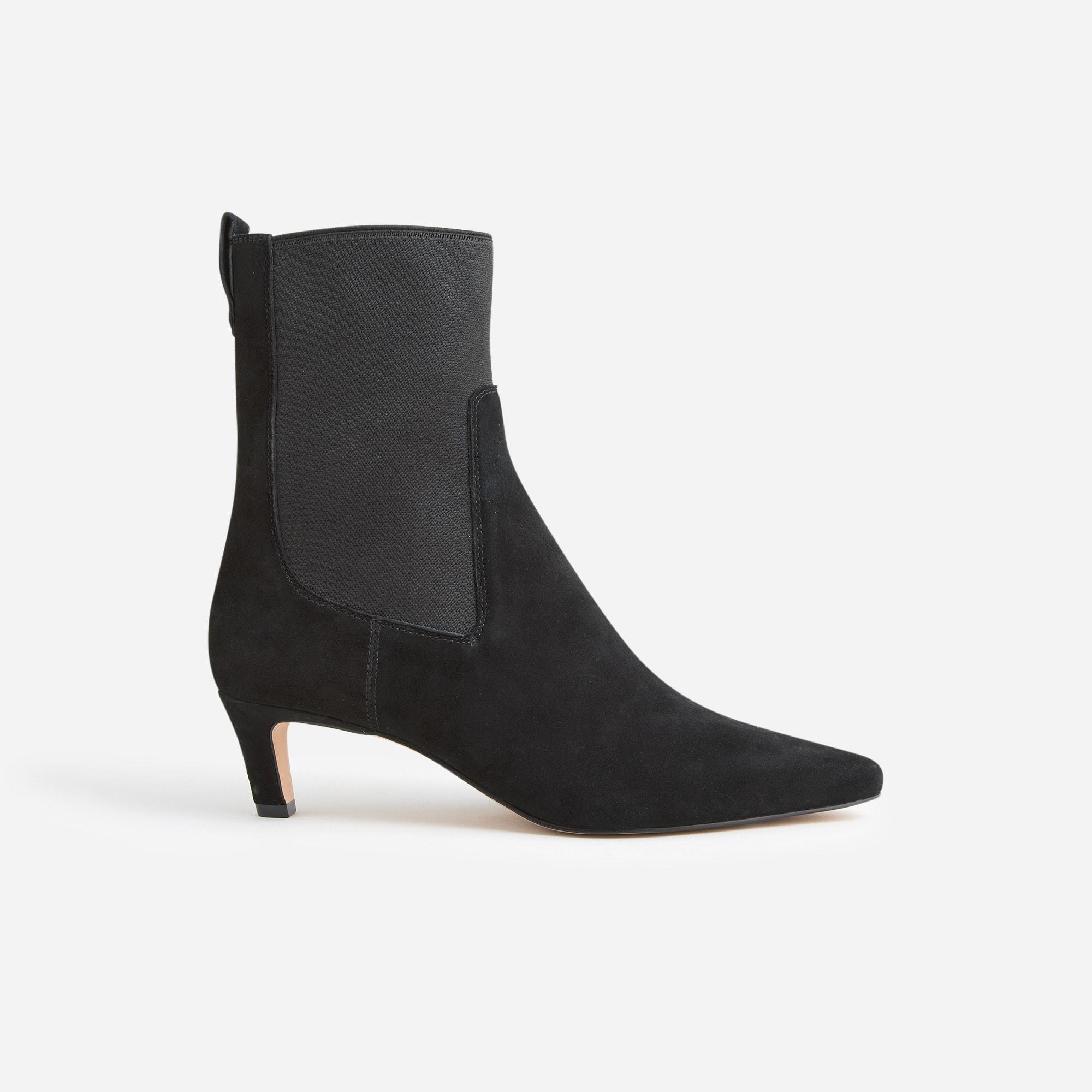 Stevie pull-on boots in suede Product Image