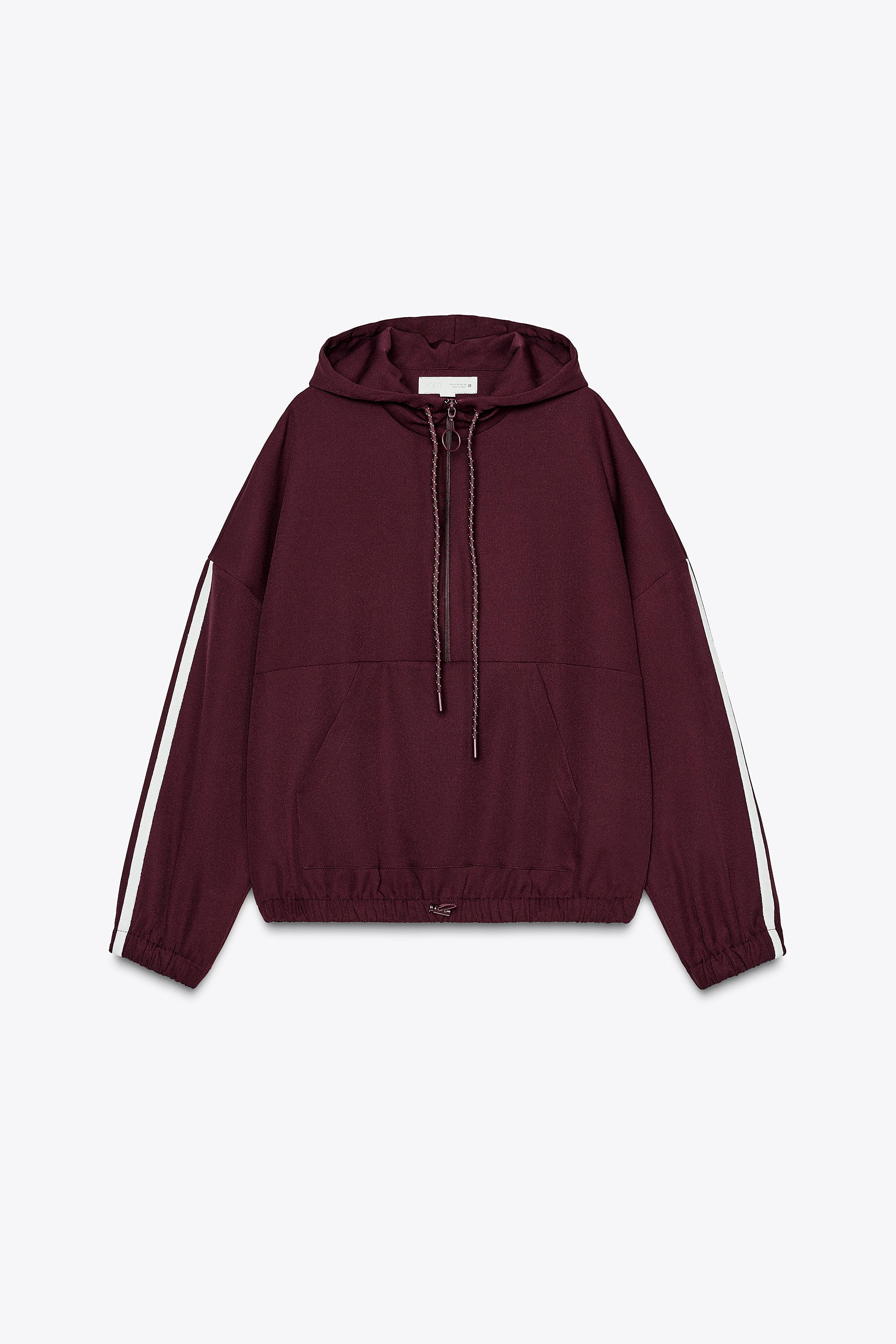 SIDE STRIPE HOODED JACKET Product Image