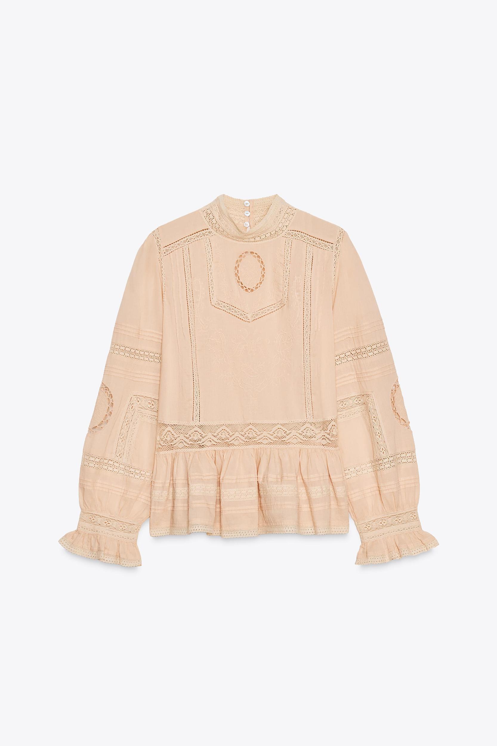 ZW COLLECTION EMBROIDERED ROMANTIC SHIRT Product Image