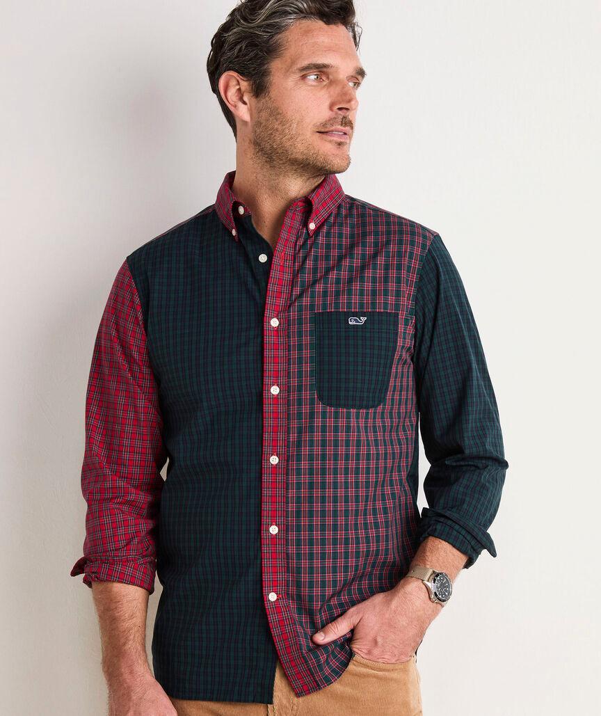 Stretch Poplin Tartan Shirt Product Image