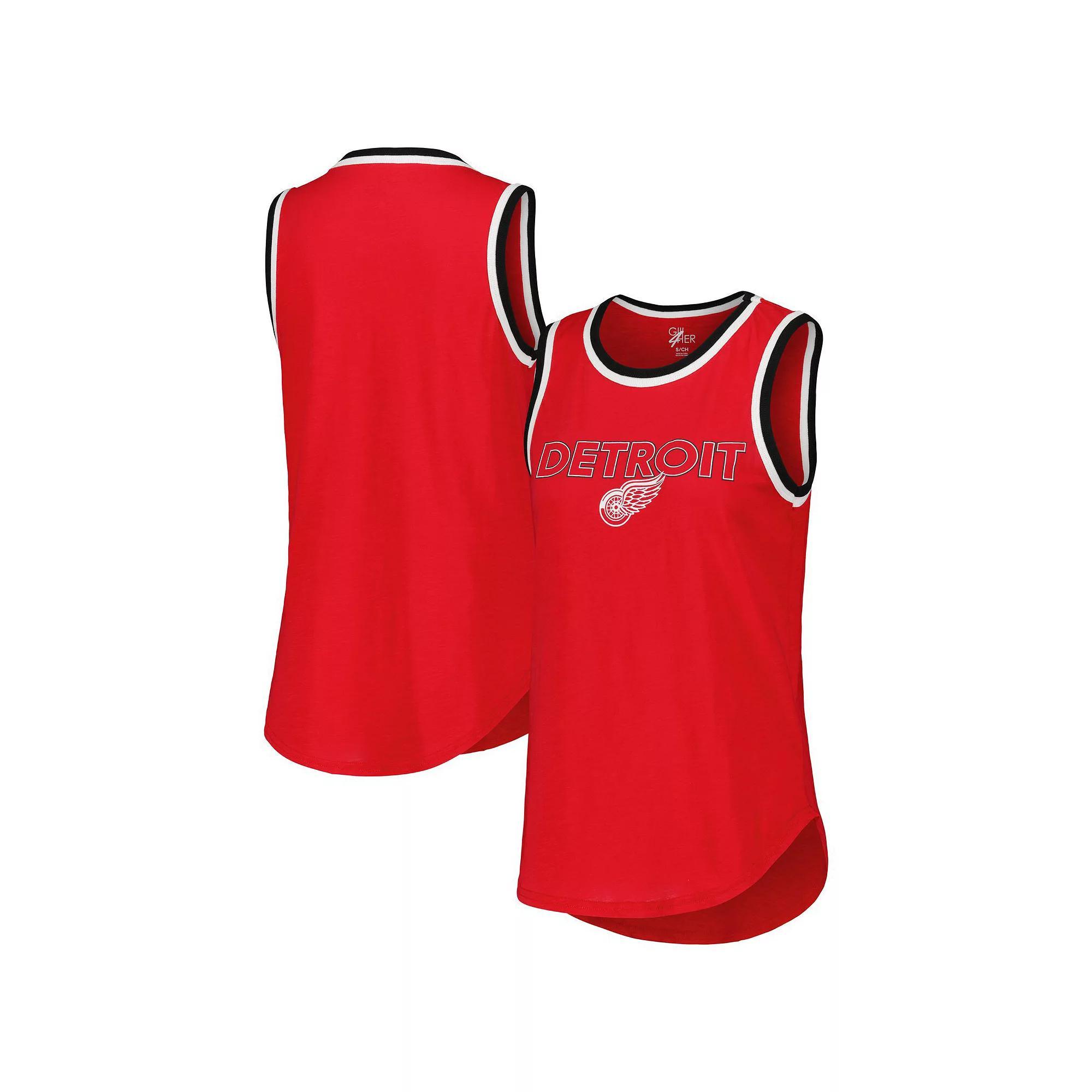 Women's G-III 4Her by Carl Banks Red Detroit Red Wings Strategy Tank Top, Size: XL Product Image