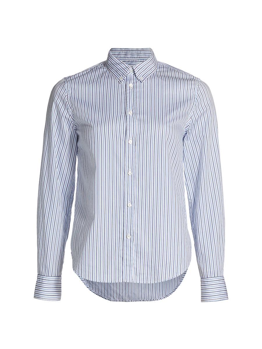 Womens Dyllan Striped Cotton Shirt Product Image
