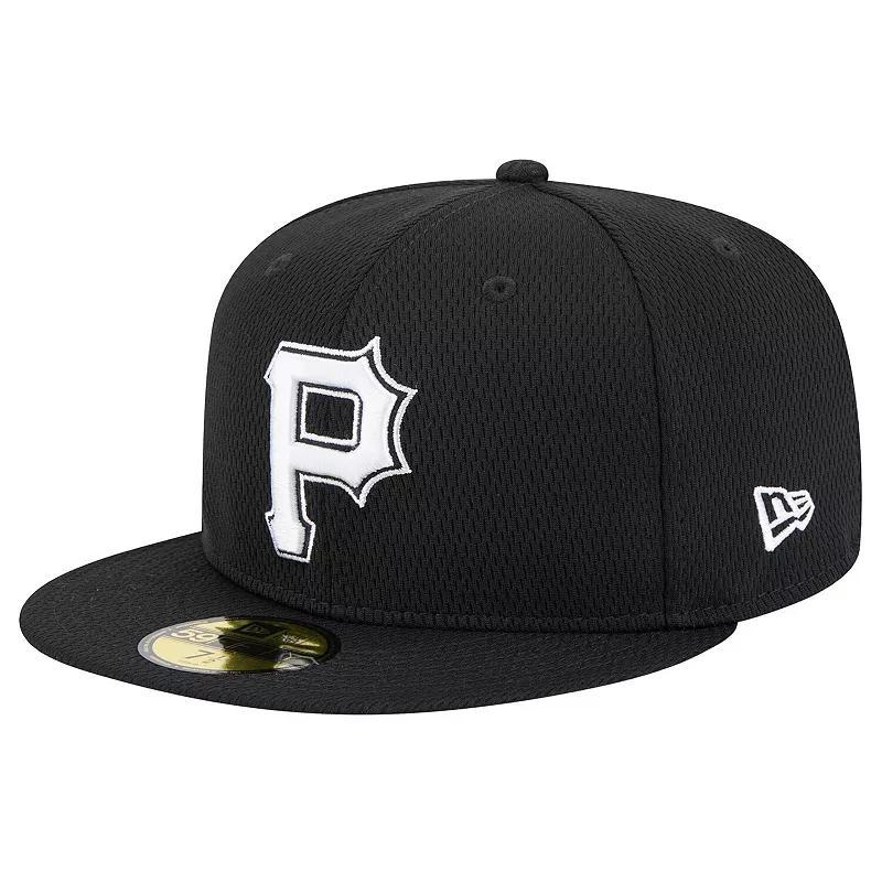 Men's New Era Black Pittsburgh Pirates 2025 Clubhouse 59FIFTY Fitted Hat, Size: 7 1/8 Product Image