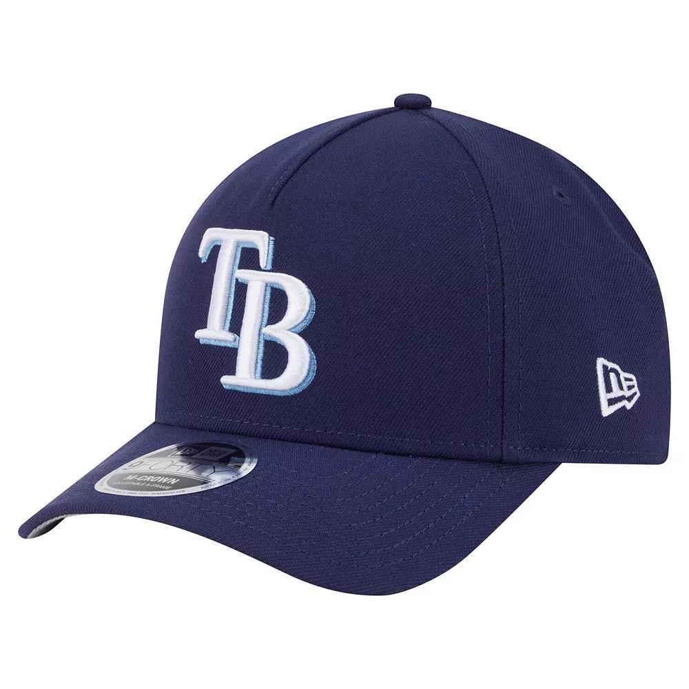 Men's New Era Navy Tampa Bay Rays 9FORTY M-Crown Adjustable Hat, Blue Product Image