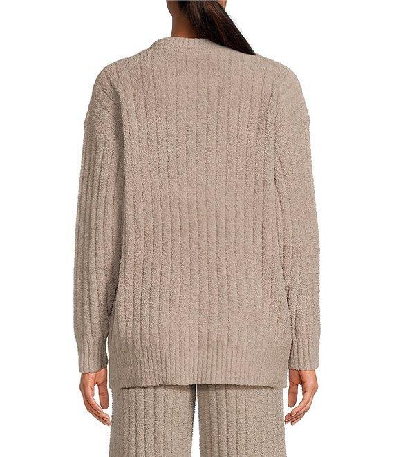UGG Riz Cozy Knit Crew Neck Long Sleeve Ribbed Lounge Top Product Image