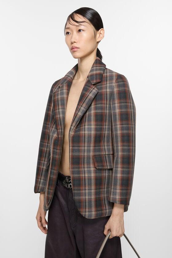 Check bonded jacket Product Image