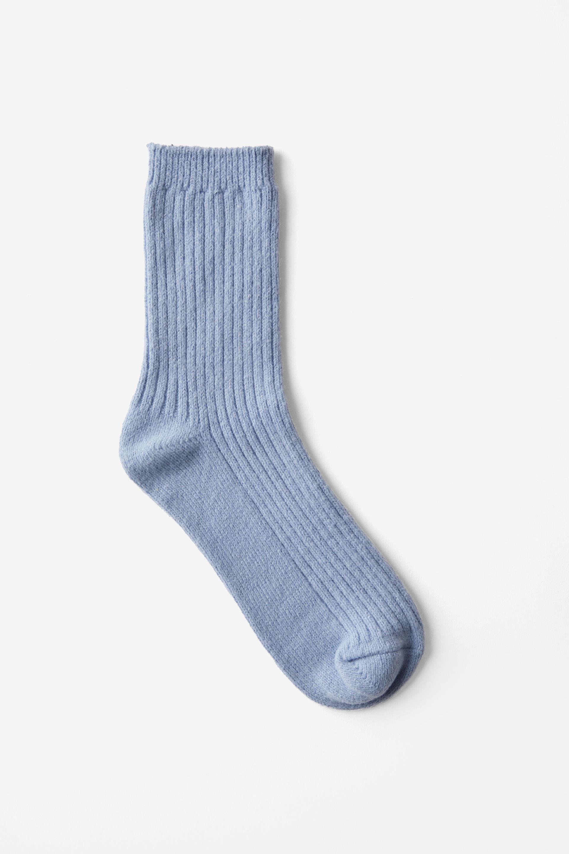 Classic Ribbed Cosy Crew Sock Product Image