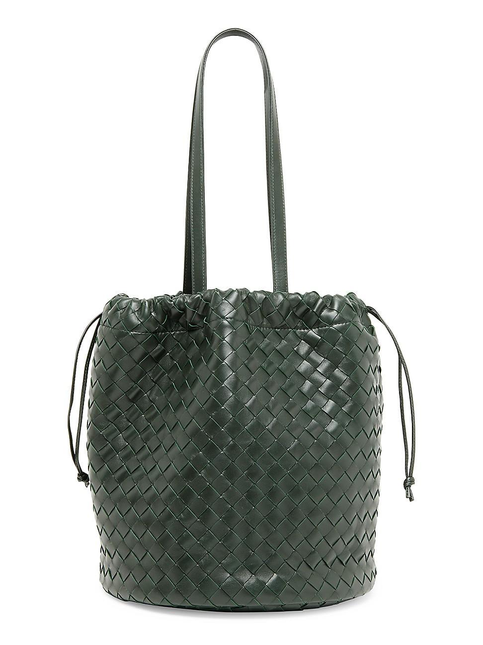 Medium Intrecciato Leather Bucket Bag Product Image