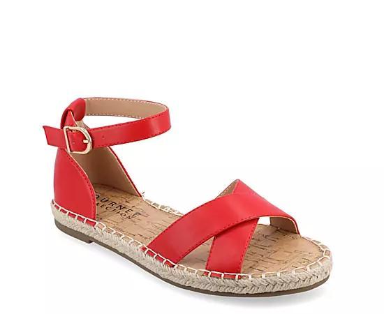 Journee Lyddia Women's Sandals, Size: 8, Red Product Image