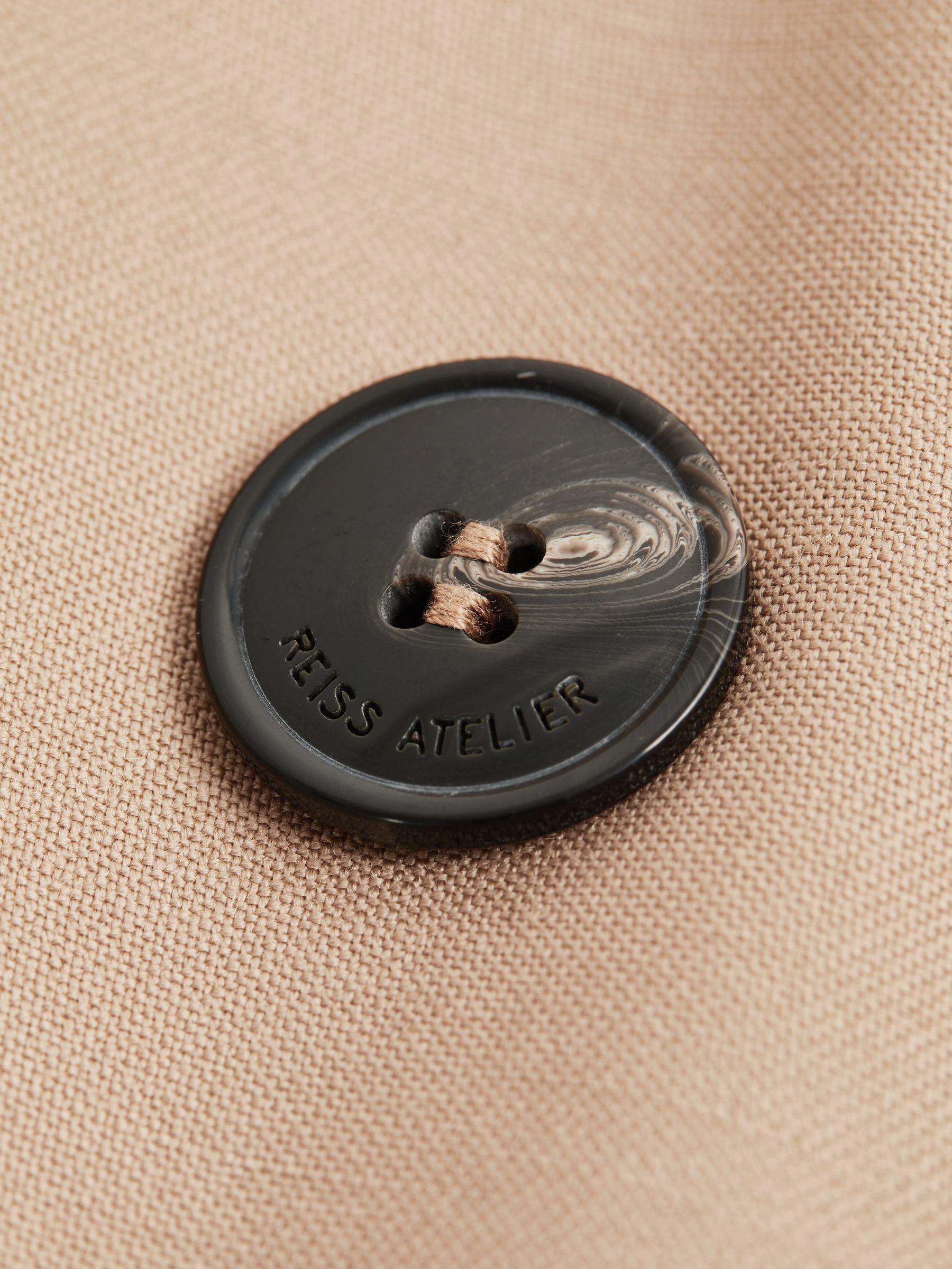 Atelier Wool Double Breasted Blazer in Camel Product Image