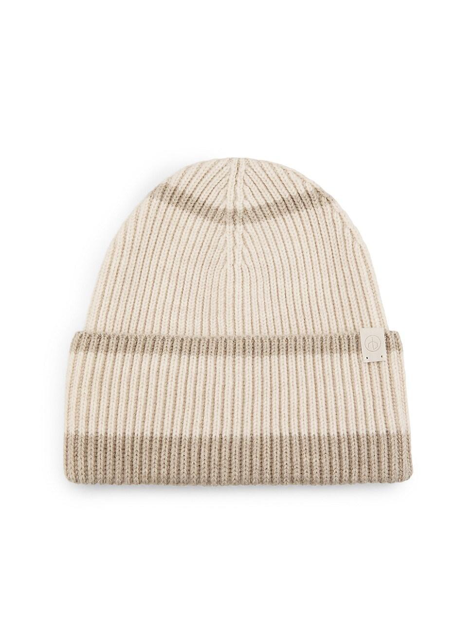 Womens Blake Striped Wool Beanie Product Image