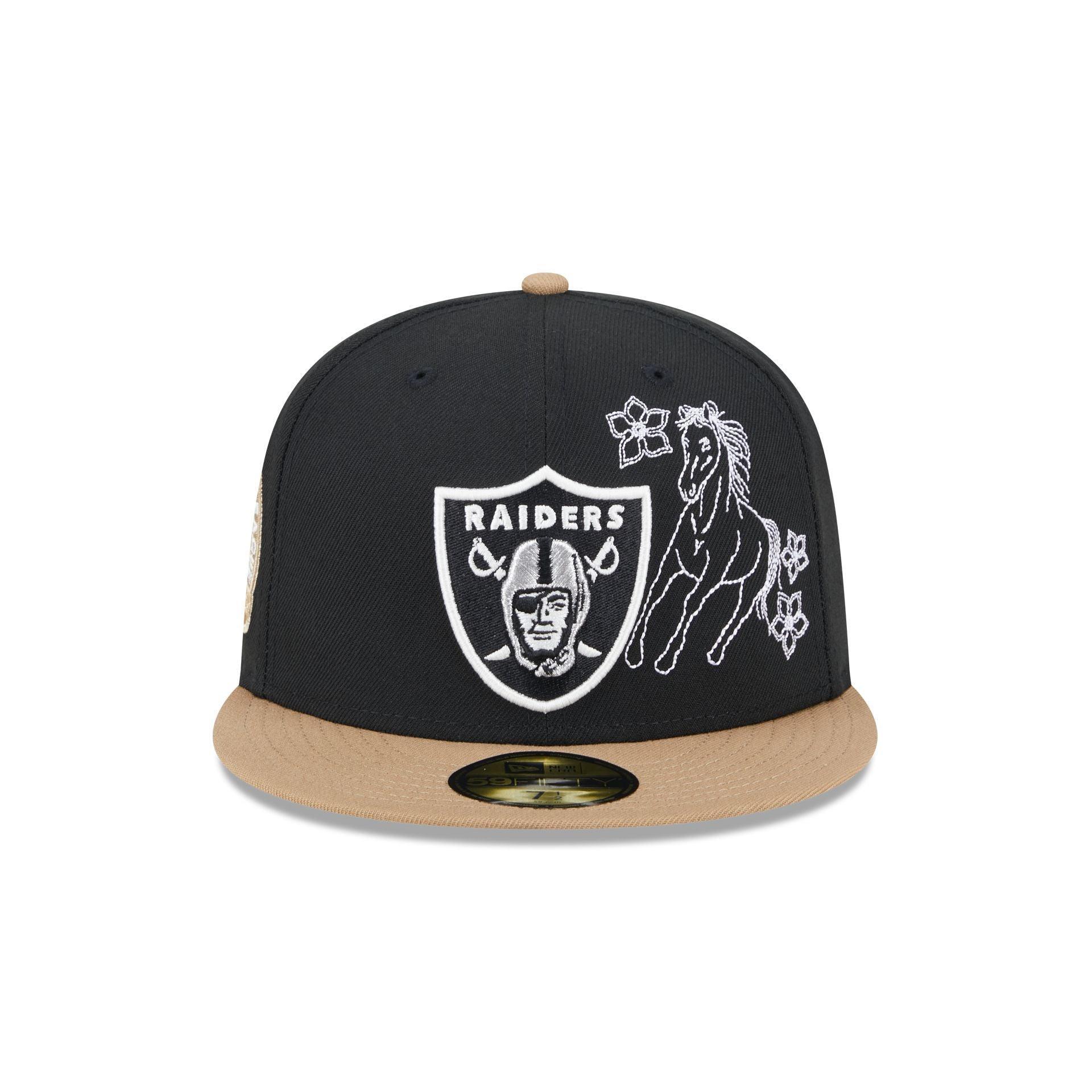 Las Vegas Raiders Western Khaki 59FIFTY Fitted Hat Male Product Image