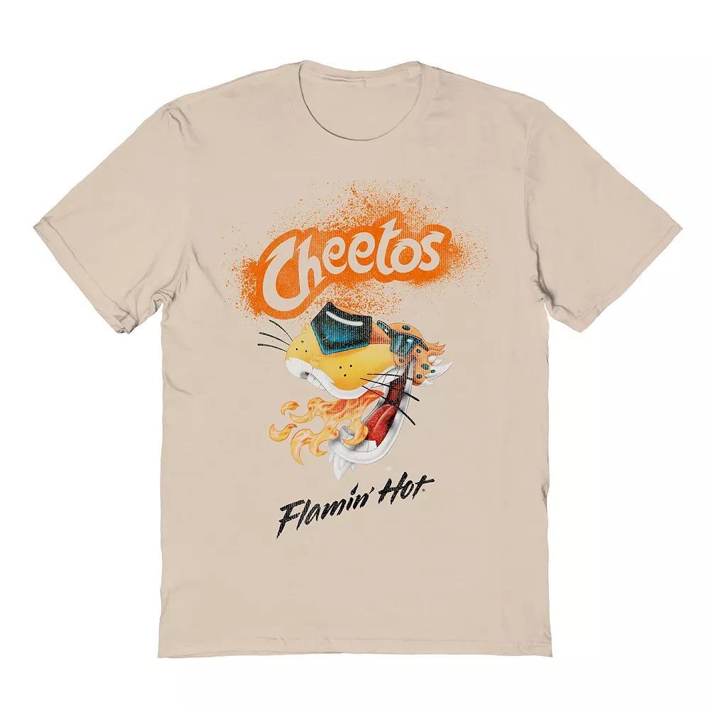 Men's Flamin Hot Alternate Jumbo Dist Graphic T-Shirt, Size: Large, Brown Product Image