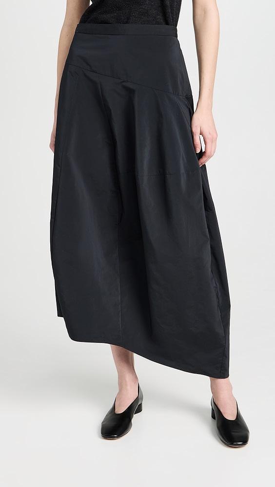 Tibi Nylon Asymmetrical Balloon Skirt | Shopbop Product Image