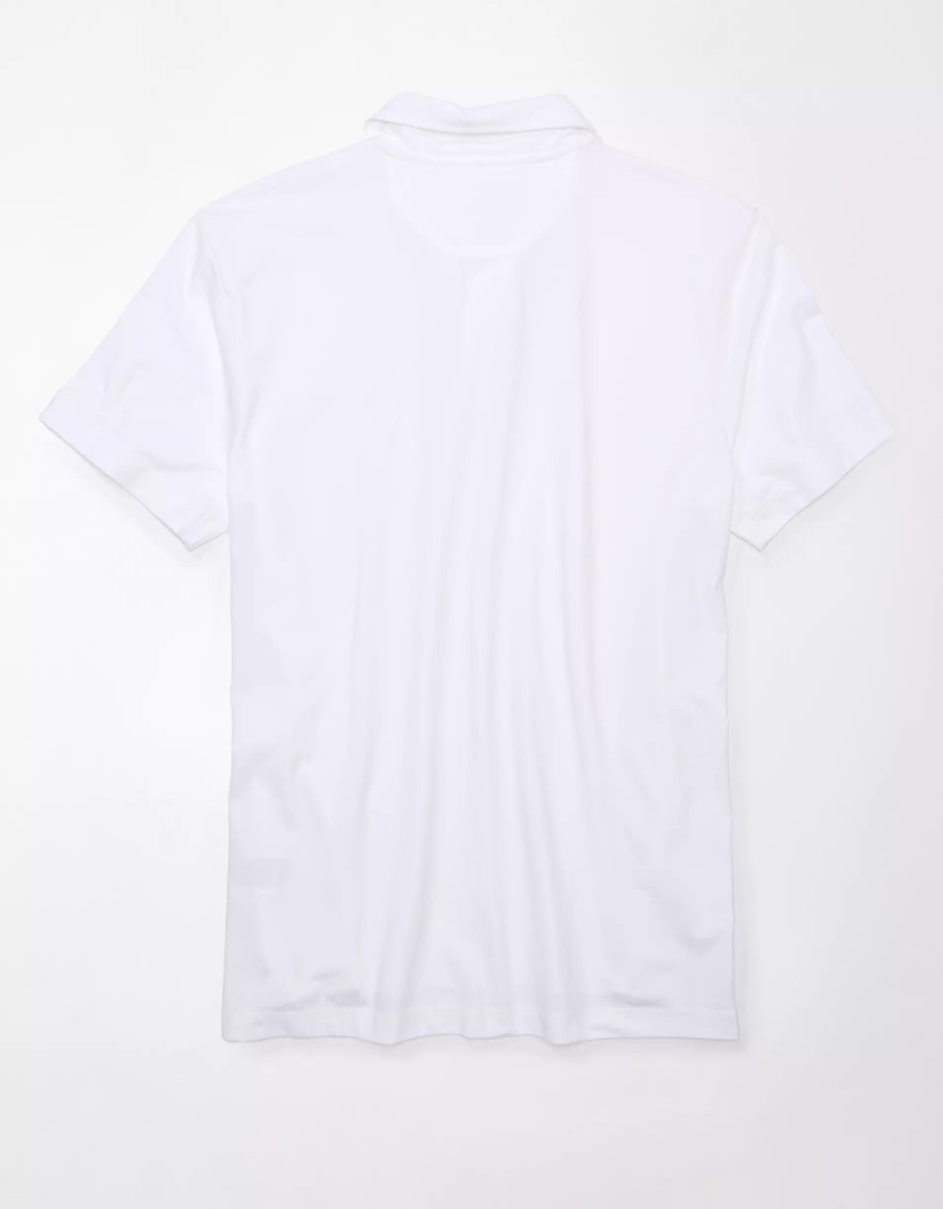 AE Lived-In Jersey Polo Shirt Product Image