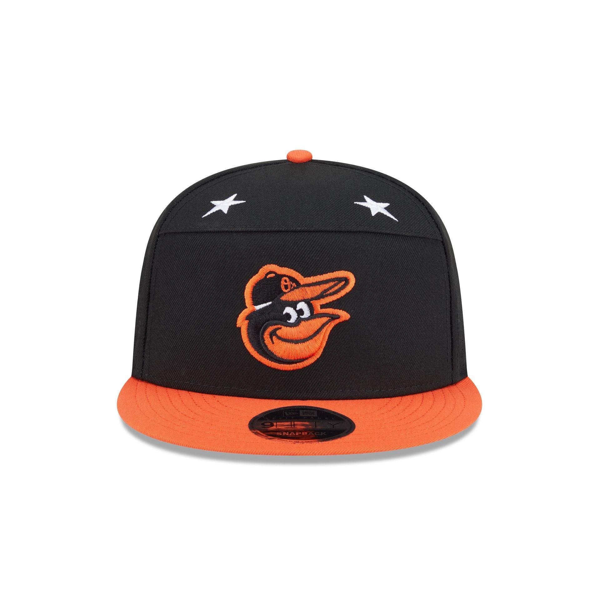 Baltimore Orioles 2025 All-Star Game Split Panel 9FIFTY Snapback Hat Male Product Image