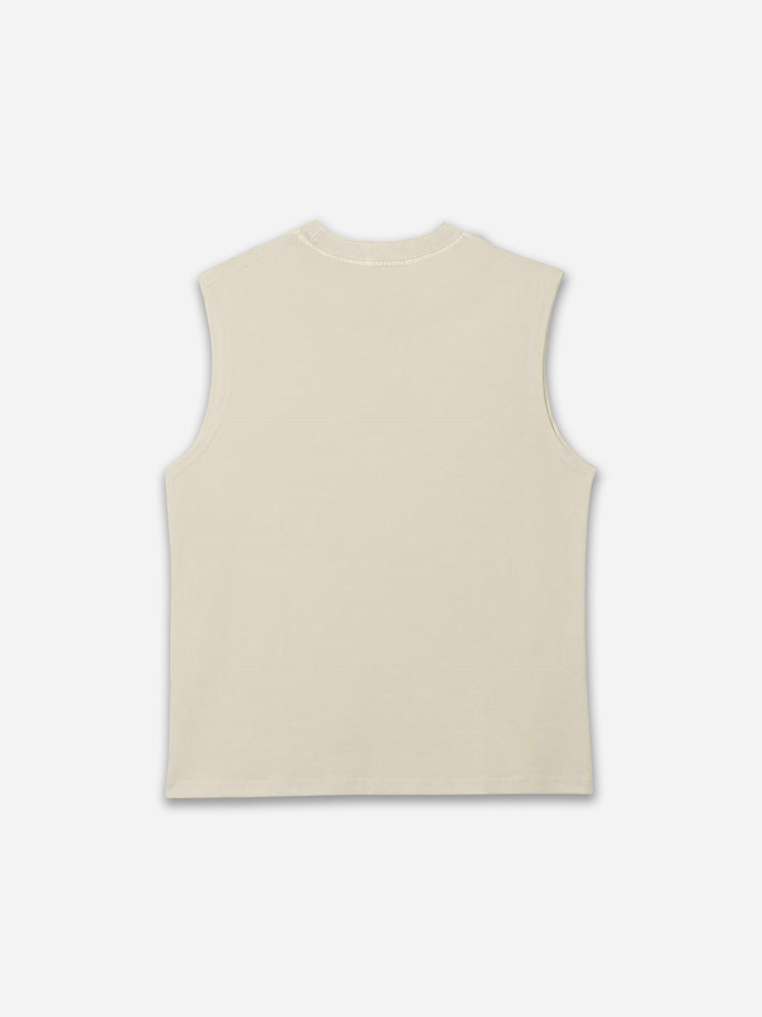 Sopula Men's Oversized Heavyweight Cotton Tank Tops Sleeveless Shirt Product Image