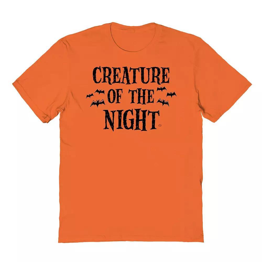 Mens Creature of the Night Halloween Graphic Tee Product Image