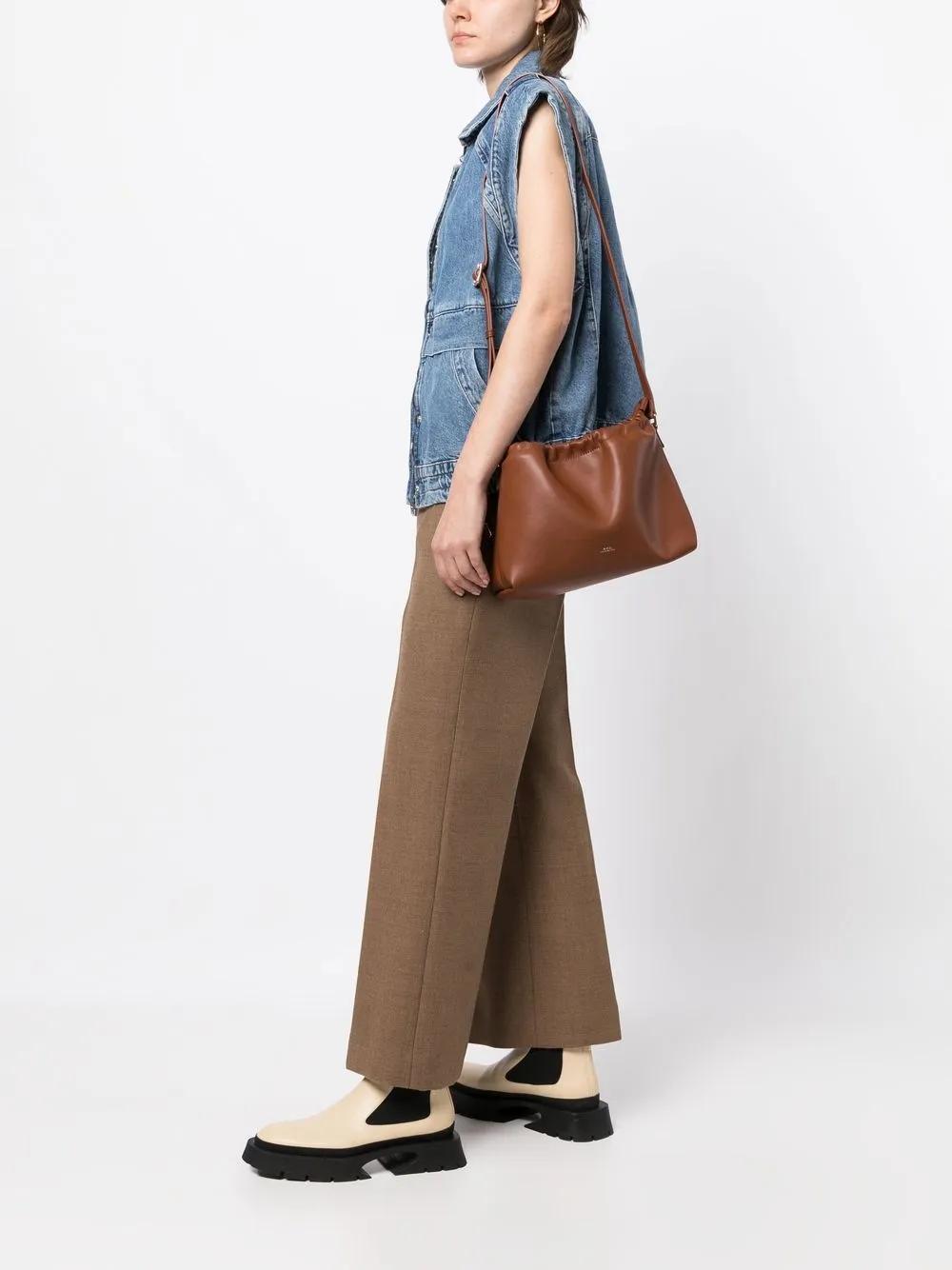 APC Small Ninon Cross Body Bag In Brown Product Image