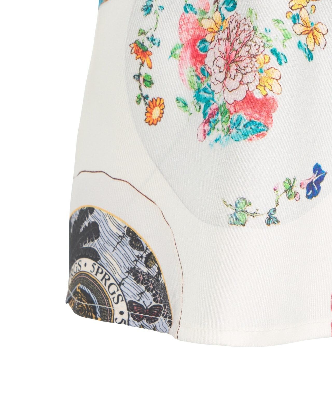 Satin camisole with print Product Image