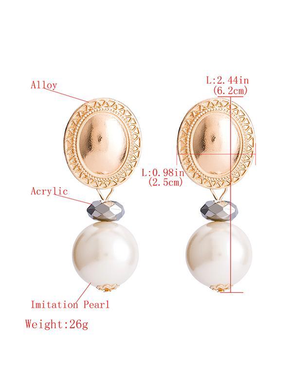 Geometric Drop Earrings Product Image