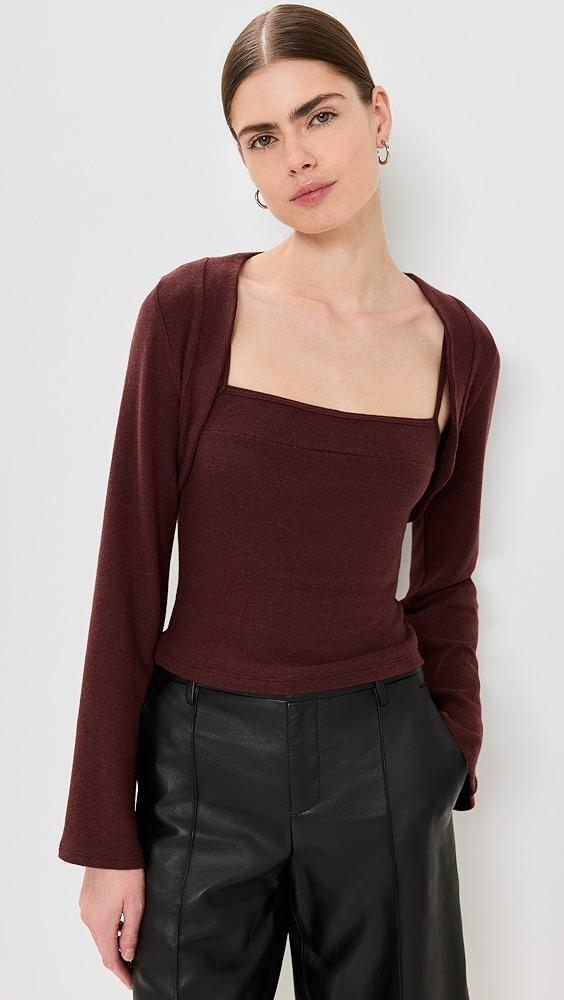 Reformation Chloe Knit Shrug Set | Shopbop Product Image