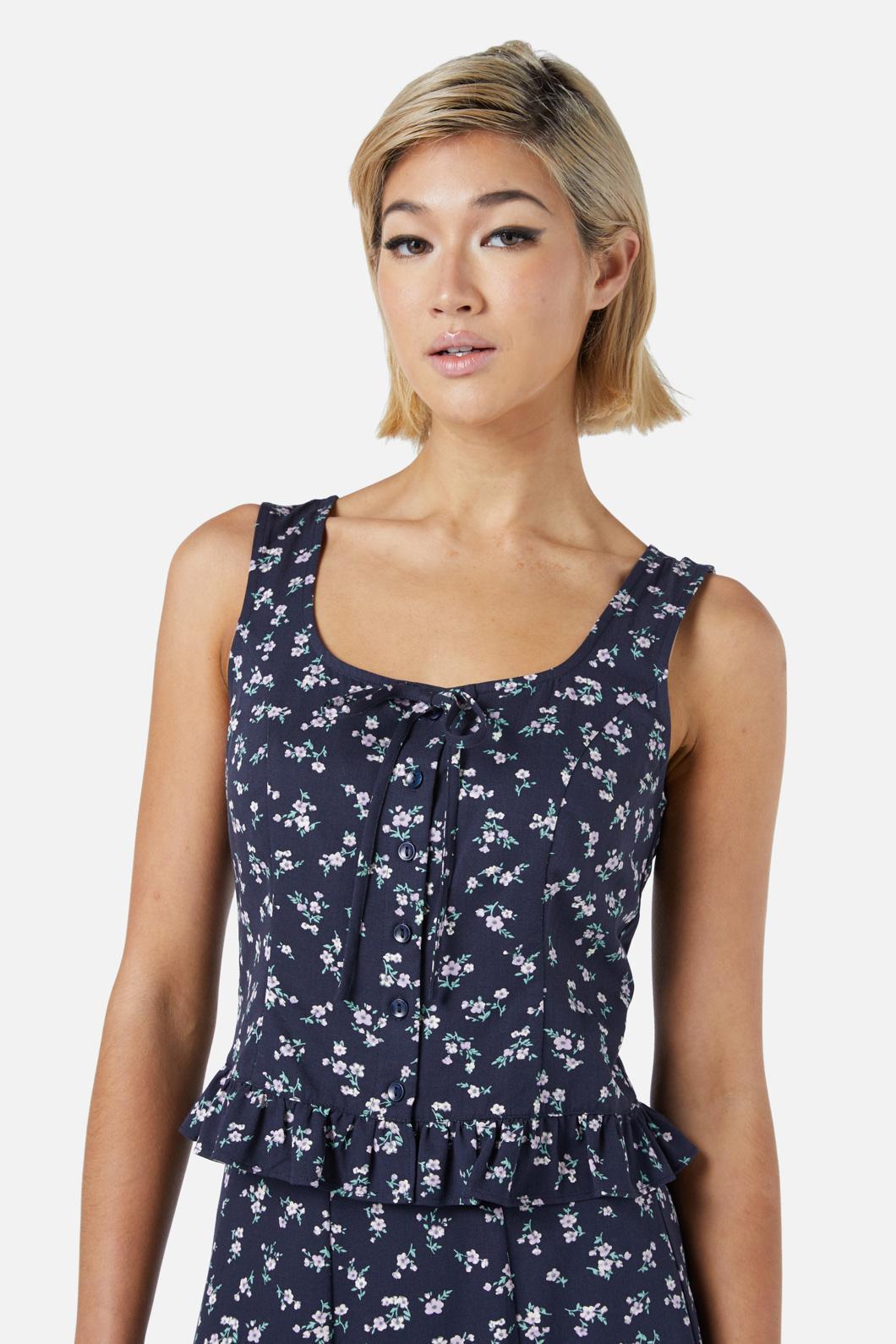 Lila Ditsy Top Product Image