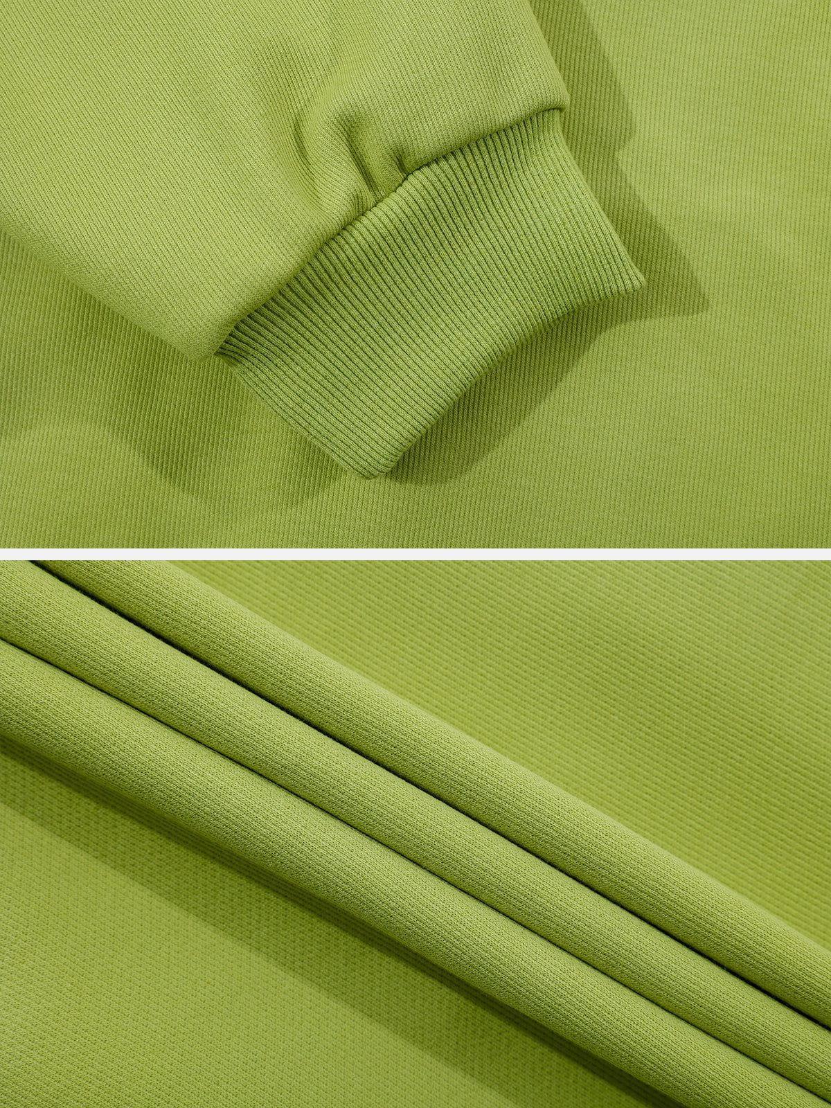 Aelfric Eden Horn Design Flocking Spider Zip Up Hoodie Product Image