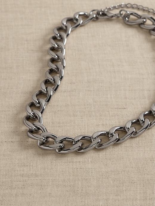 Thick Curb Chain Necklace Product Image