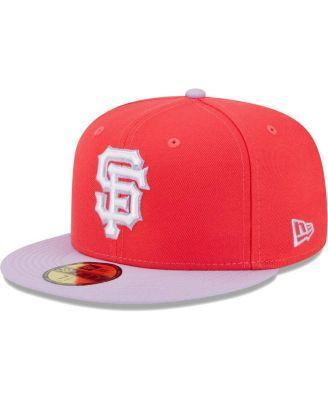 Mens New Era Red San Francisco Giants Spring Color Two-Tone 59FIFTY Fitted Hat - Red Product Image