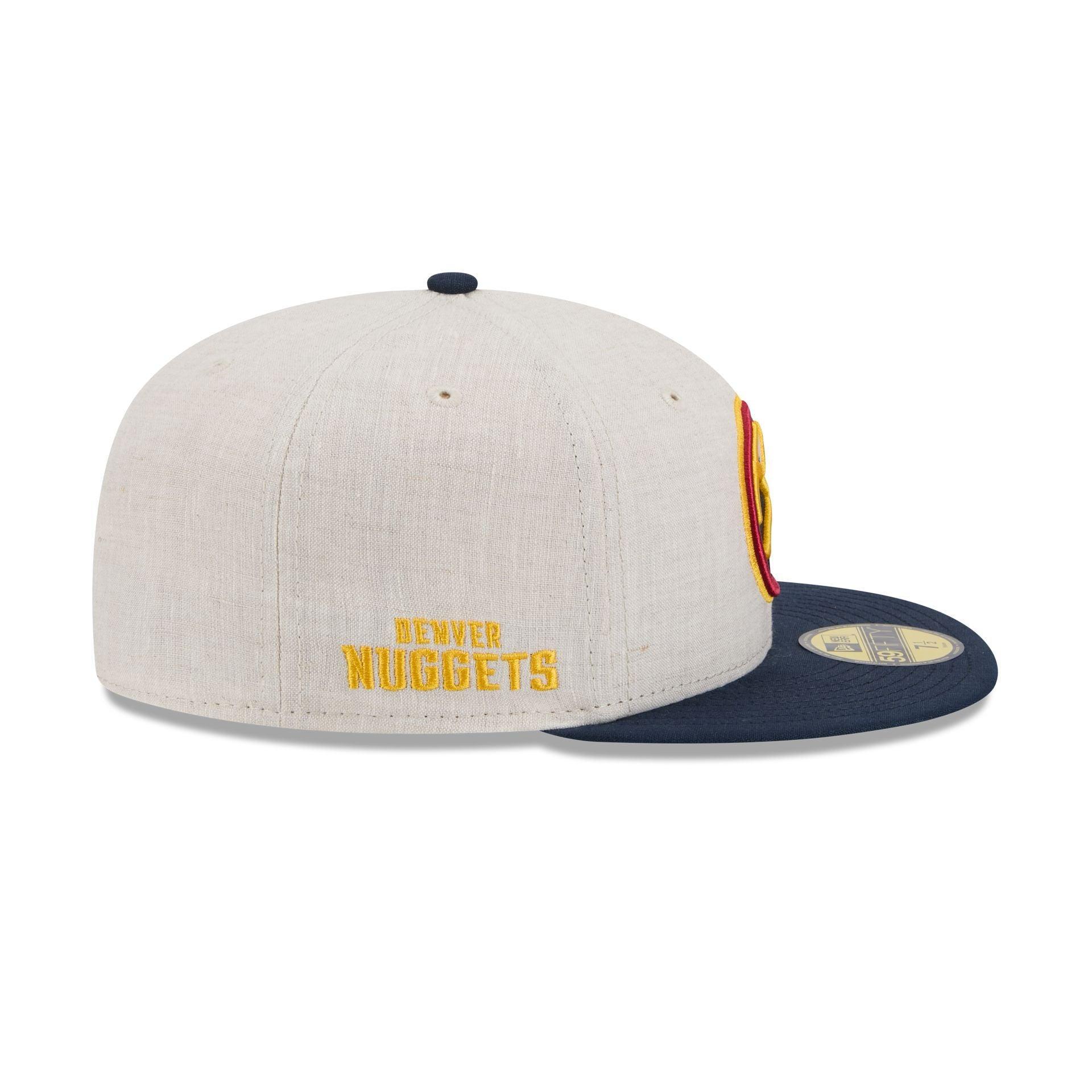 Denver Nuggets Linen 59FIFTY Fitted Hat Male Product Image