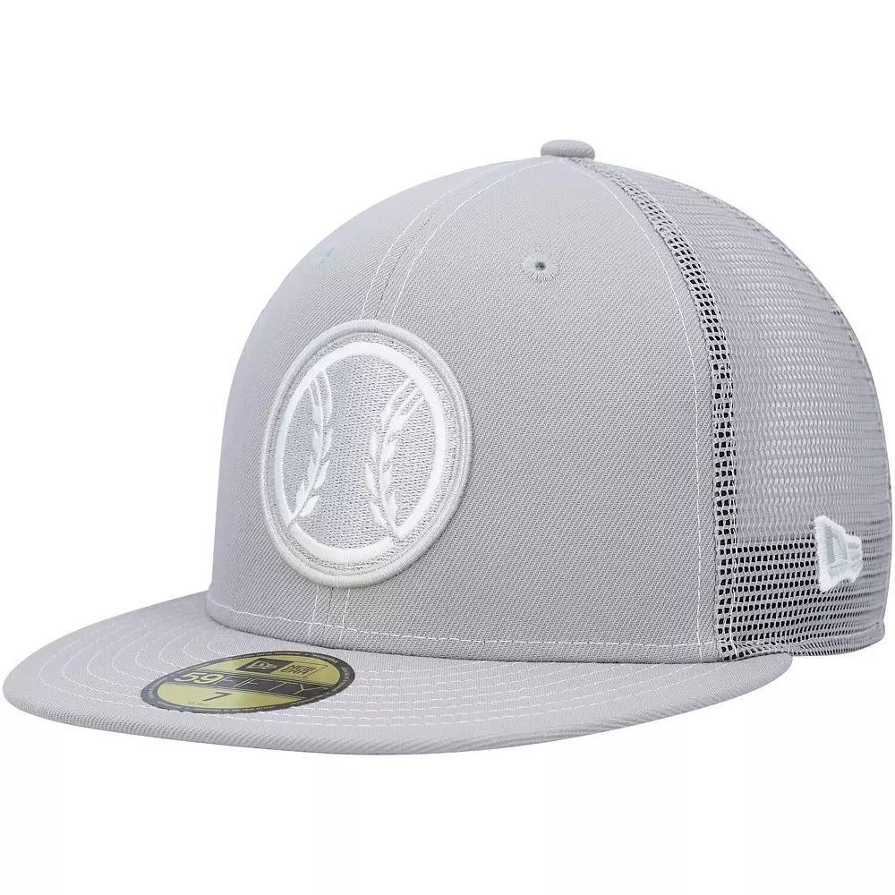 Men's New Era  Gray Milwaukee Brewers 2023 On-Field Batting Practice 59FIFTY Fitted Hat, Size: 7, Grey Product Image
