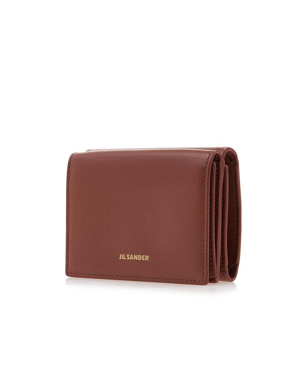 JIL SANDER Logo Wallet In Brown Product Image