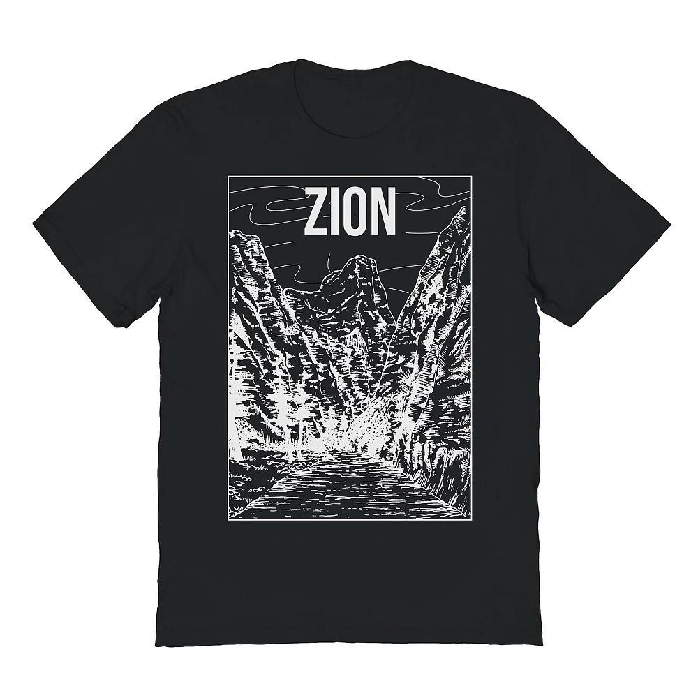 Men's Country Parks Zion Graphic Tee, Size: Medium, Black Product Image